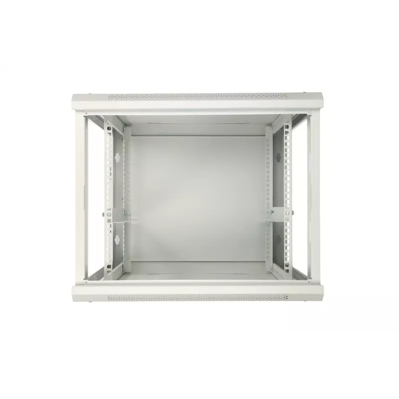 Extralink Carcasa rack 9U 600x600 ASP Gris montaje en pared, puerta metálica