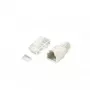 Set de conectores RJ45 Cat.6 Equip, RJ-45, transparente, blanco, Cat6, oro, 170 g, 11,7 mm
