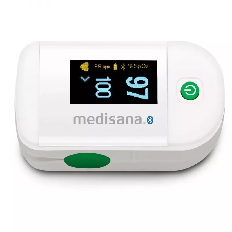 Medisana PM 100 Connect pulsioxímetro, gris/blanco