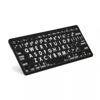 Teclado Logickeyboard LKB-LPWB-BTON-DE universal Bluetooth QWERTZ alemán negro