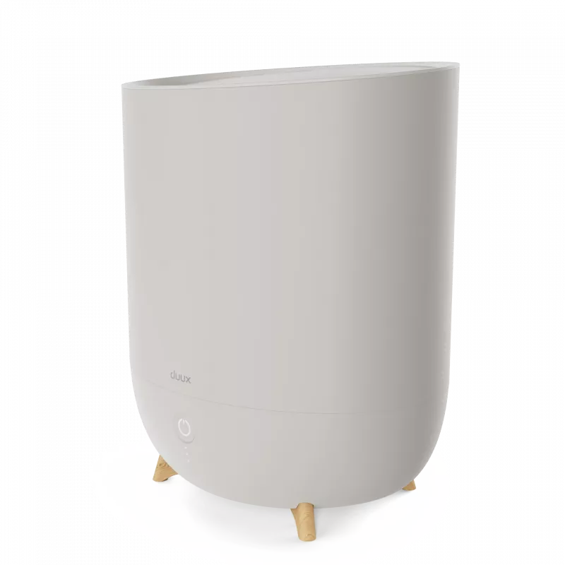 Duux | Neo | Humidificador inteligente | Capacidad del depósito de agua 5 L | Apto para estancias de hasta 50 m² | Ultrasónico | Potencia de humidificación 500 ml/h | Greige