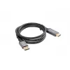 Cable DisplayPort(M)-HDMI(M) 1 m 4K negro y plateado