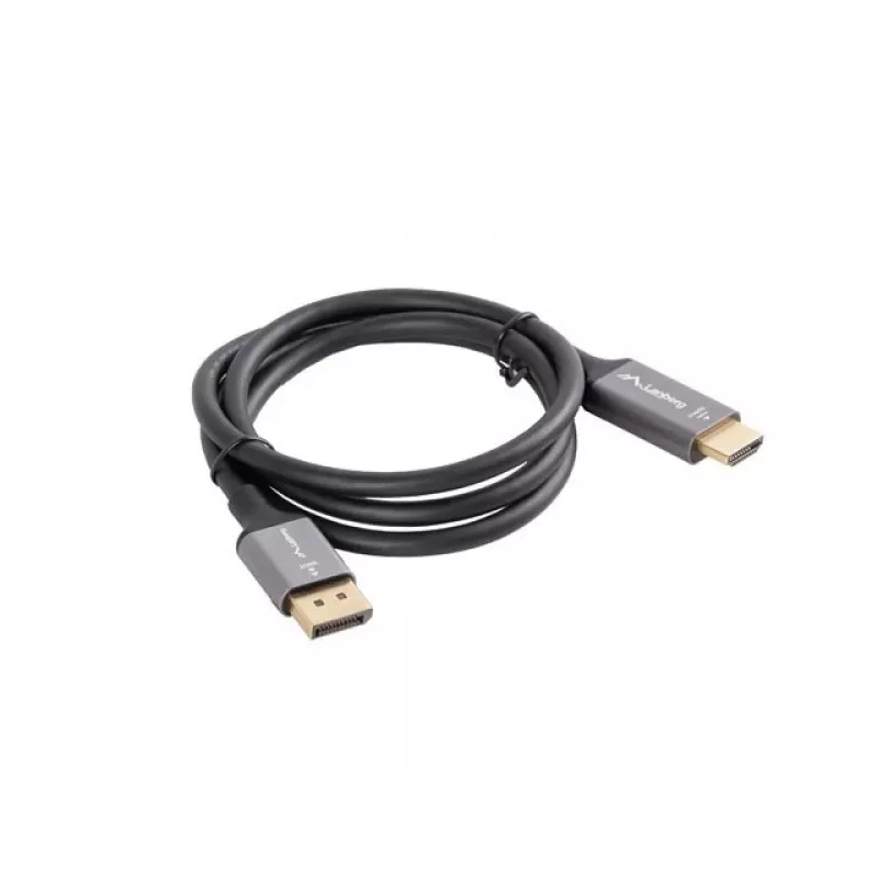 Cable DisplayPort(M)-HDMI(M) 1 m 4K negro y plateado