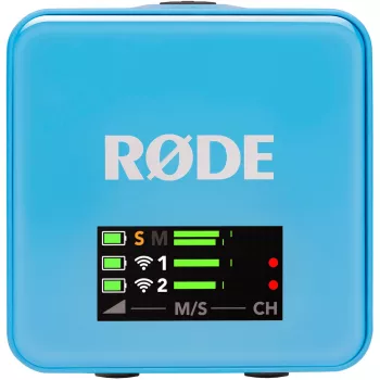 RØDE Wireless GO III Azul - sistema de micrófono inalámbrico (azul)