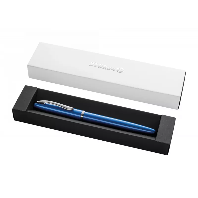 Pluma estilográfica Pelikan Jazz Noble Elegance P36 Sistema de cartuchos Azul Plata