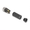 DeLOCK conector M8 codificado A de 4 polos conector hembra conexión por tornillo 60532