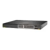 Hewlett Packard Enterprise HPE Aruba 6300M - Switch - L3 - gestionado - 24 x 1/2,5/5/10GBase-T + 4 x 1 Gigabit / 10 Gigabit / 25 Gigabit / 50 Gigabit SFP56 (Uplink / Stacking) - frontal