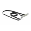 Chapa de ranura DeLOCK 89935 con 2 x conectores USB Type-C