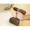 Taladradora Black & Decker ASD18K-QW, sin llave, 1,5 Ah, negro/naranja