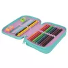 Estuche Coolpack Jumper 2 – diseño de doble piso, cremallera, superficie de tela