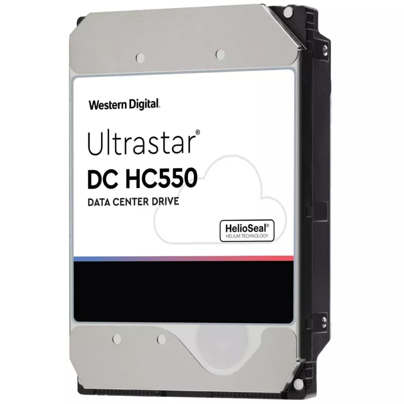 WD Ultrastar DC HC550 WUH721816AL5204 - Disco duro - 16TB - interno - 3.5 (8,9 cm) - SAS 12Gb/s - 7200 rpm - Búfer: 512MB (0F38357)
