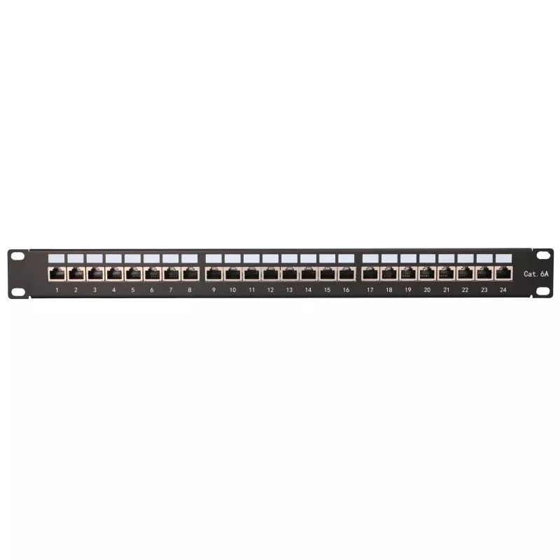 Patch panel - Extralink CAT6A STP, 24 puertos