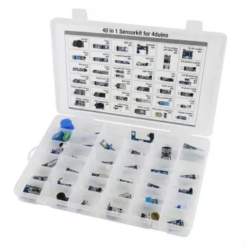 Kit de sensores ALLNET 4duino 40 en 1 con diversos sensores y módulos para proyectos de microcontroladores