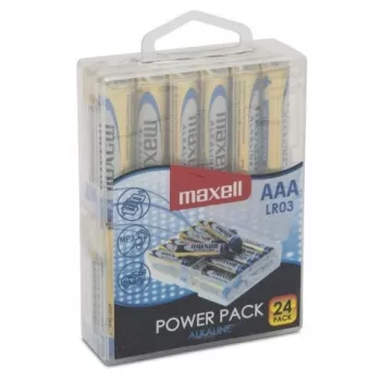 Pila MAXELL alcalina LR03, VALUE BOX 24 uds.