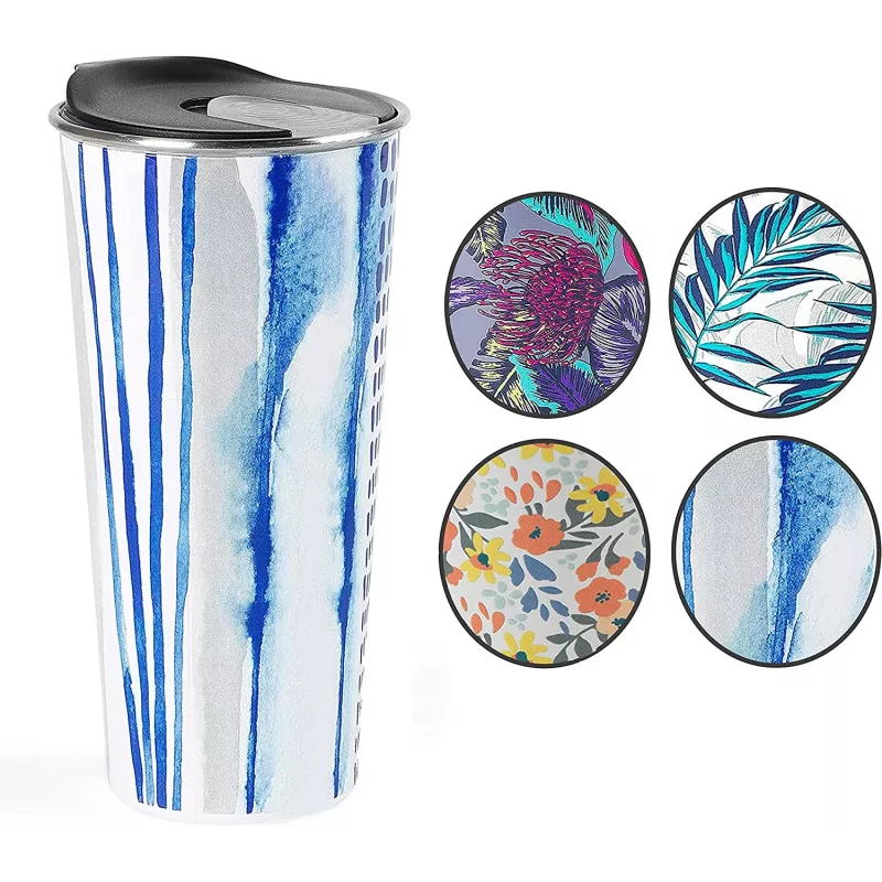 Vaso de aprendizaje Cambridge CM07158 con tapa, 300 ml, vaso antiderrames