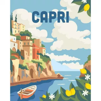 Set de pintura Ravensburger CreArt Capri – set de pintura sobre lienzo de Ravensburger