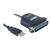 Cable USB a impresora DeLOCK 82001 1,8 m negro