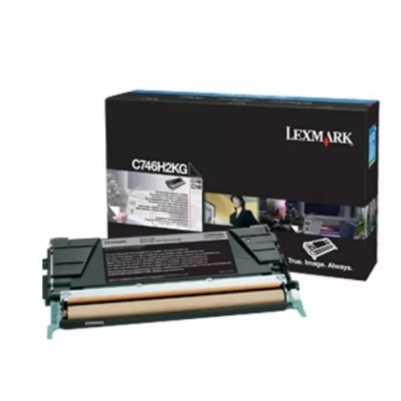 LEXMARK C746H3KG Tóner Lexmark negro corporativo 12000 páginas C746dn / C746dtn / C746n / C74