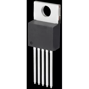 Regulador de tensión reductor Texas Instruments LM2575 HVT-5.0, salida fija de 5,0 V, entrada 4–60 V, carcasa SO-220-5