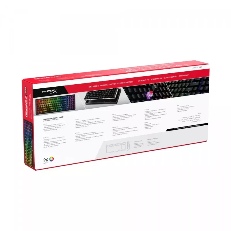 HyperX Origins 2 1800 Teclado Negro