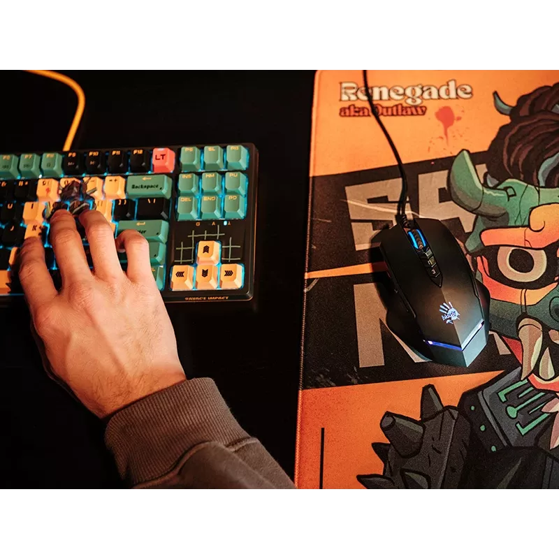 Ratón gaming A4Tech Bloody V8m MAX RGB USB 10000 DPI