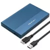 Carcasa externa para SSD/HDD de 2,5 pulgadas QOLTEC 52276 USB 3.0 SATA hasta 2 TB