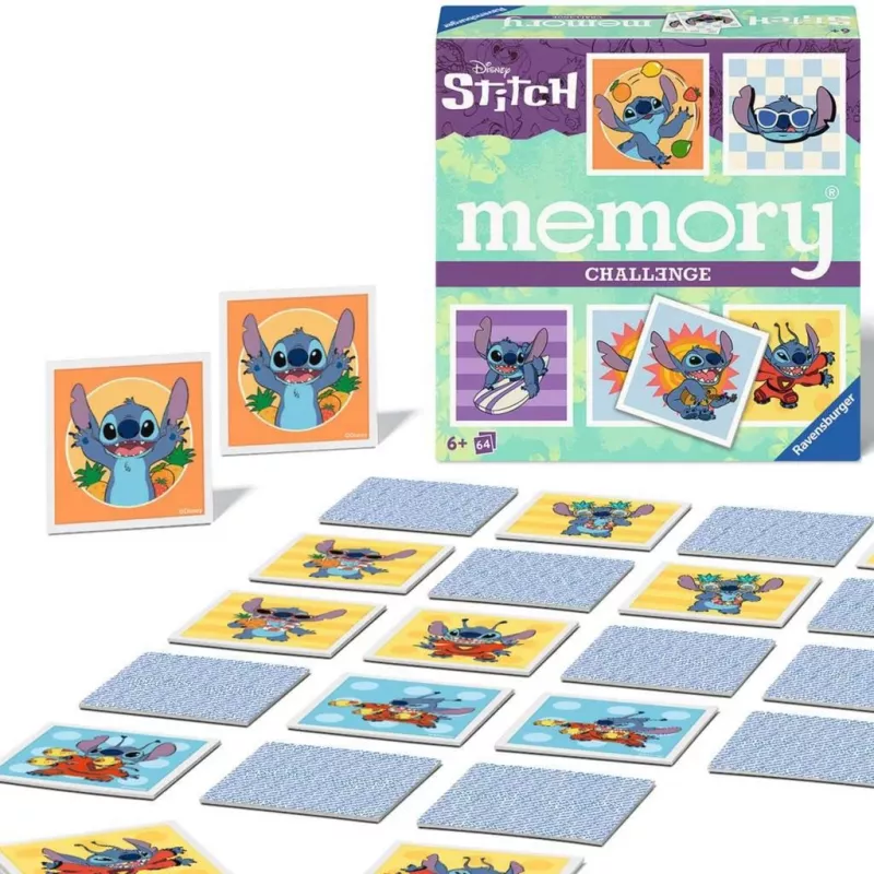 Challenge memory Disney Stitch, juego de memoria