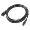 Cable de alimentación Lanberg C13-C14 VDE, 5 m distribuidor de corriente (ca-c13e-11cc-0050-bk)