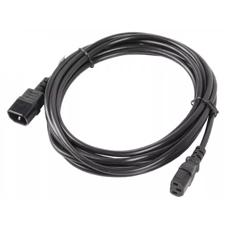 Cable de alimentación Lanberg C13-C14 VDE, 5 m distribuidor de corriente (ca-c13e-11cc-0050-bk)