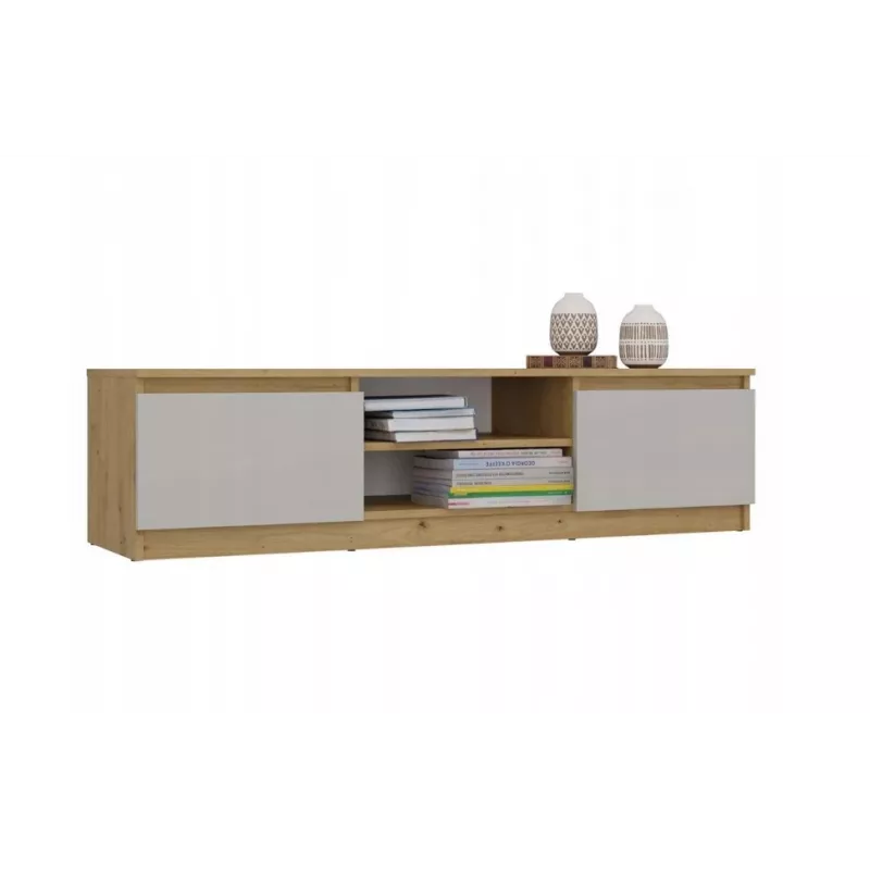 Mueble de TV MALWA 140, roble Artisan/cashmere