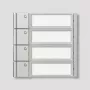 Pulsador Siedle TM 700-4-0 SM plata metallic (210011975-00)