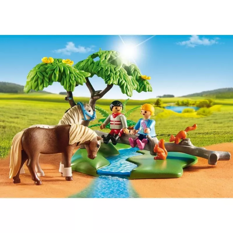Playmobil Country Horseback Ride - Animal - Country Horseback Ride - 4 años - Multicolor (5685)