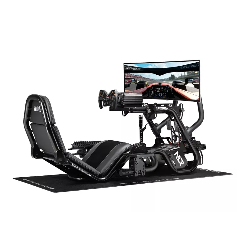 Cockpit para simulador de carreras Next Level Racing NLR-R003 F-GT Pro Fórmula y GT Edición Gris