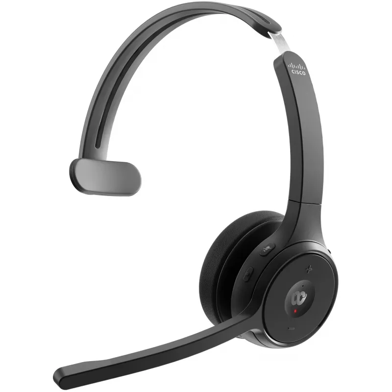 721 Wireless Single ON-EAR Headset USB-A BUNDLE-CARBON negro