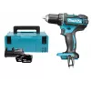 Taladro atornillador a batería Makita, 18 V, 2x 5,0 Ah Li-Ion, 62/36 Nm, 1,7 kg, LED