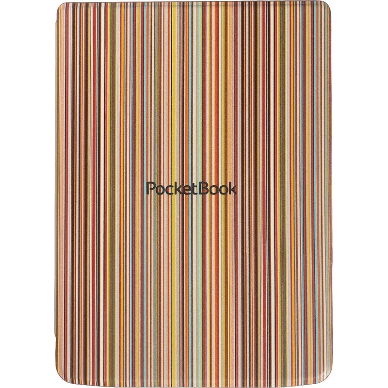 Funda PocketBook Shell H-S-743-CL-WW para InkPad 4 / Color 2 / Color 3 de 7,8 pulgadas, rayas de colores