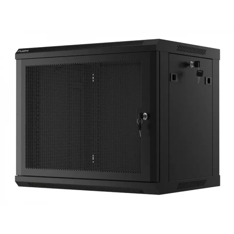 Armario de pared LANBERG WF01-6409-23B 9U, 60 kg, IP20, 600×450×512 mm, negro