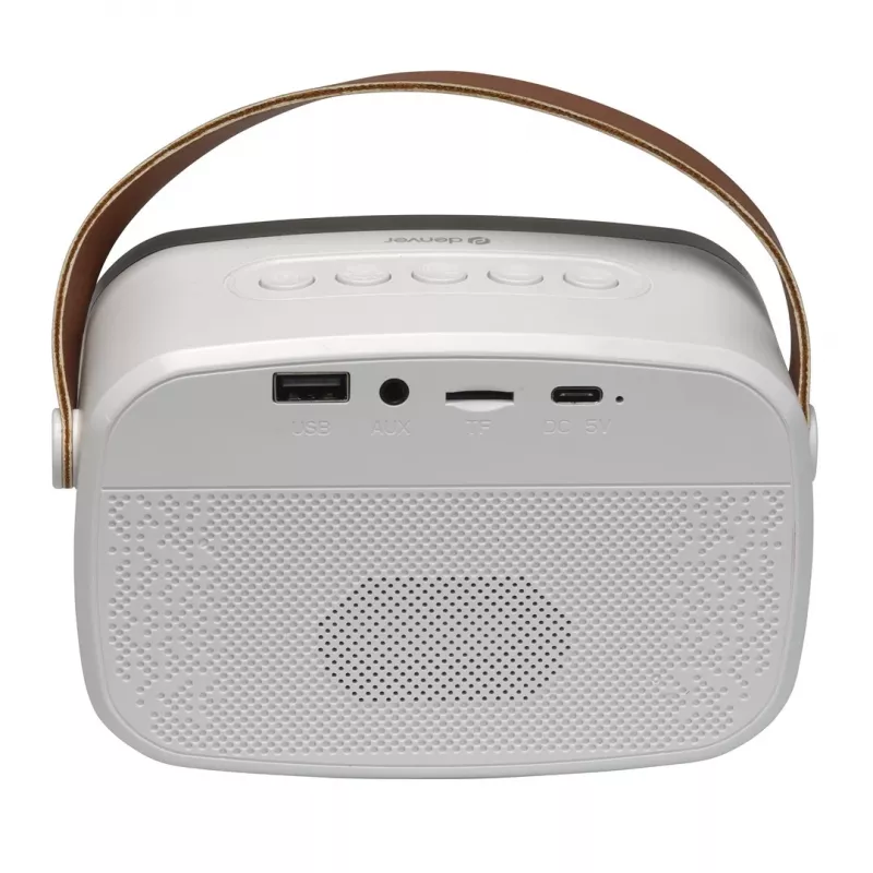 Altavoz portátil Denver BTM-610 Blanco