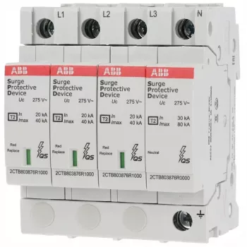 Protector contra sobretensiones ABB OVRT23N40-275PQ 2CTB803973R1100 — tipo OVRT23N40-275PQ, para sistemas TN/TT