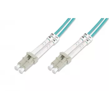 Cable de conexión de fibra óptica Digitus OM3 LC/LC 20m