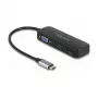 Adaptador USB Tipo-C DeLOCK a VGA HDMI DisplayPort 4K 60 Hz