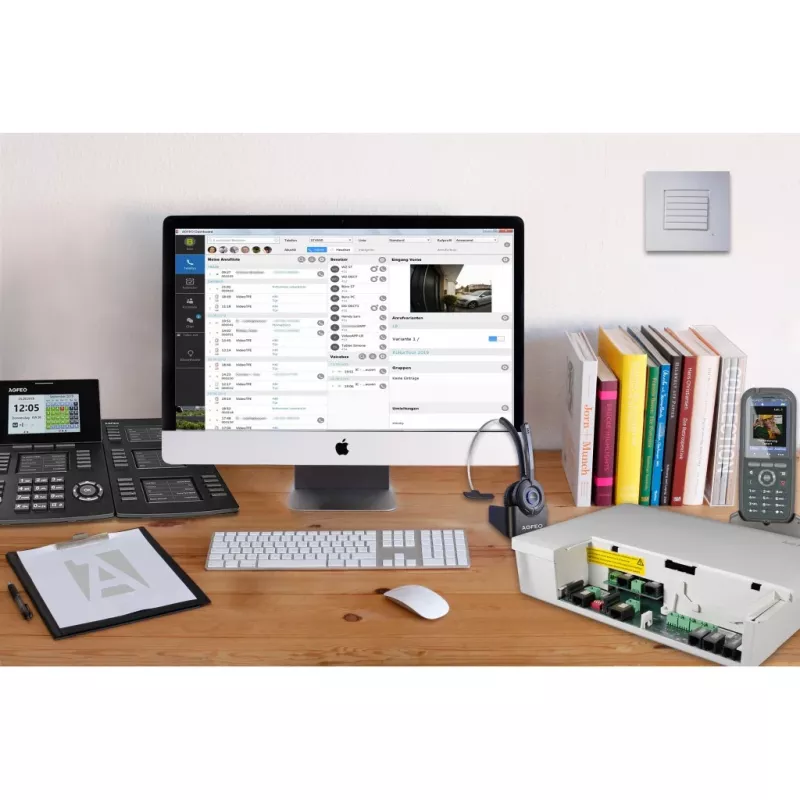 Centralita telefónica AGFEO Full-IP ES 548 WandEnclosure m.to 12VoIP 6101515 1 (6101515)