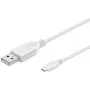 Microconnect USBABMICRO5W Cable USB USB 2.0 5 m USB A Micro-USB B Blanco
