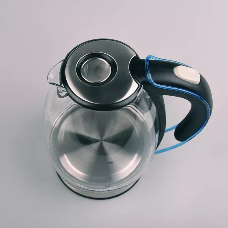 Hervidor de agua Maestro MR-054, 1,7 l, 2200 W, carcasa de cristal, retroiluminación azul, resistencia oculta