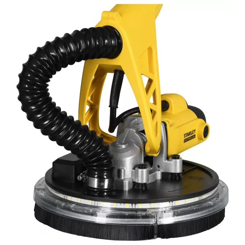 Lijadora de platos STANLEY SFMEE500S 750 W, velocidad ajustable, mango telescópico, empuñadura soft, negro/amarillo
