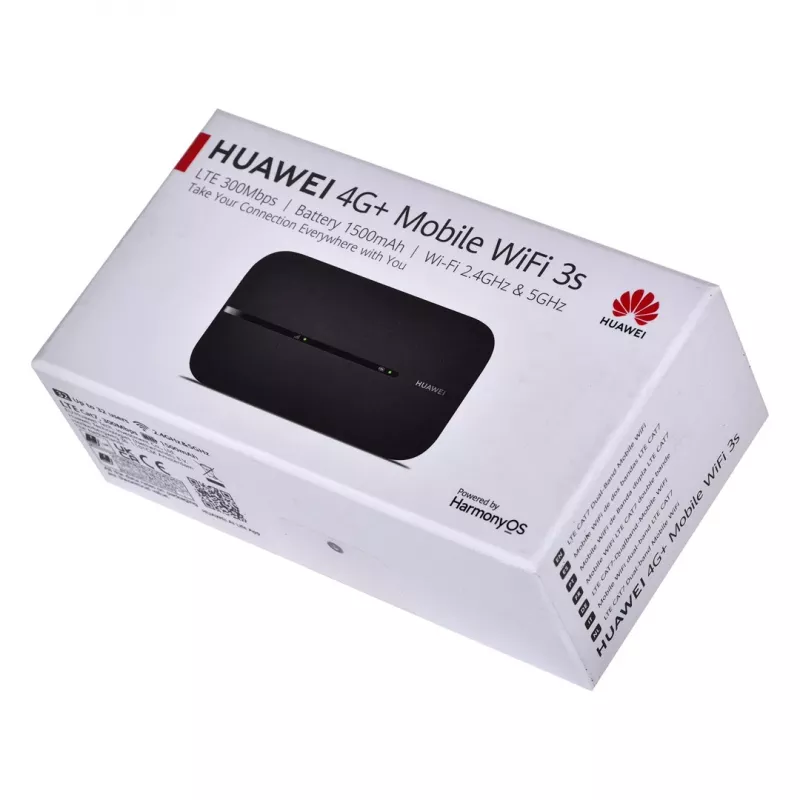 Router inalámbrico Huawei 4G Mobile WiFi 3 de doble banda (2,4 GHz / 5 GHz) negro