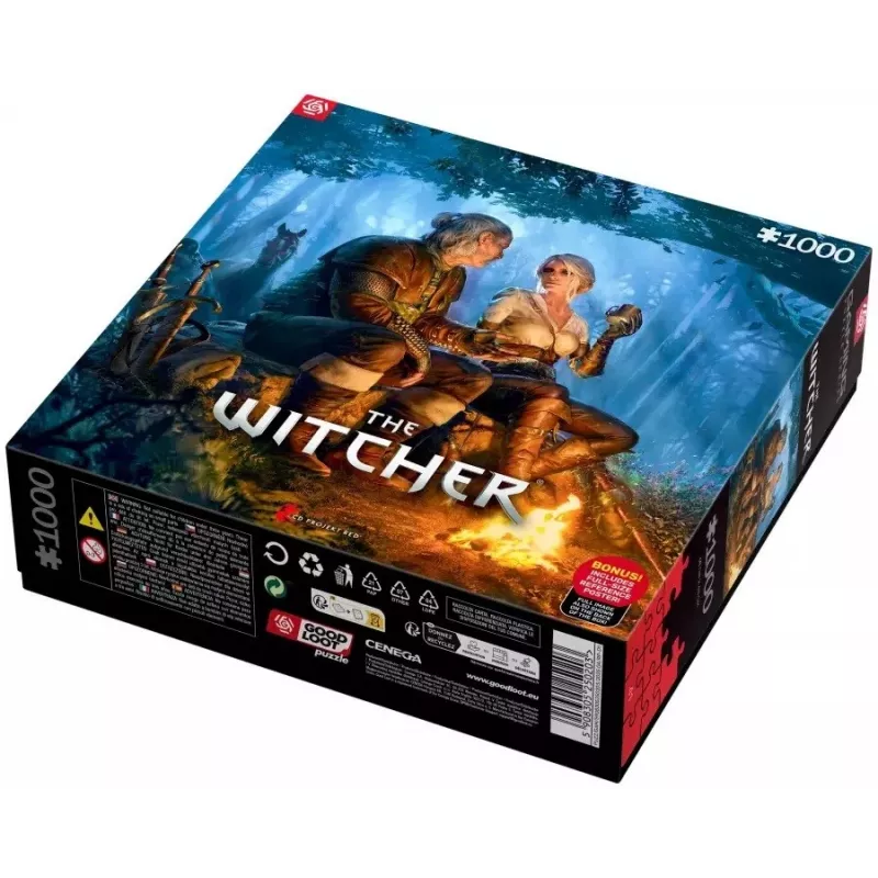 Puzle Good Loot Gaming Puzzle: The Witcher viaje de Ciri, 1000 piezas