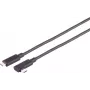 Cable USB S/CONN 30-42275 7 m USB 3.2 Gen 2 USB-C negro