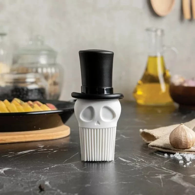 Ototo Design Skull Brush pincel de cocina de silicona