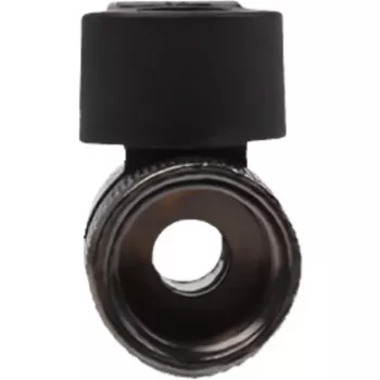 Alphacool válvula de bola de 2 vías G1/4 - negro níquel (17354)